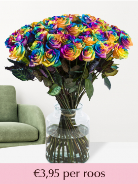 10 t/m 49 regenboog rozen