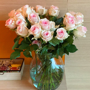 Roze rozen
