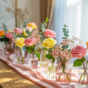 Tafeldecoratie met rozen