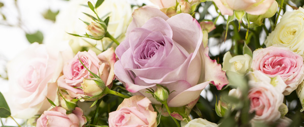 Landelijk boeket rozen