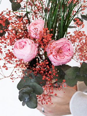 Long life boeket 30 cm