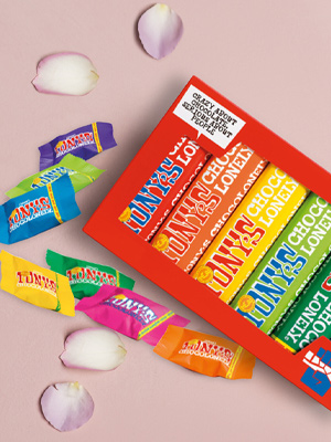 Tony's Chocolonely en rozen Tony's Chocolonely en rozen