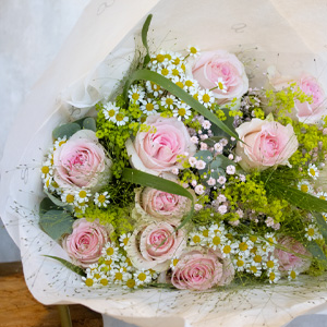 Roze zomerboeket